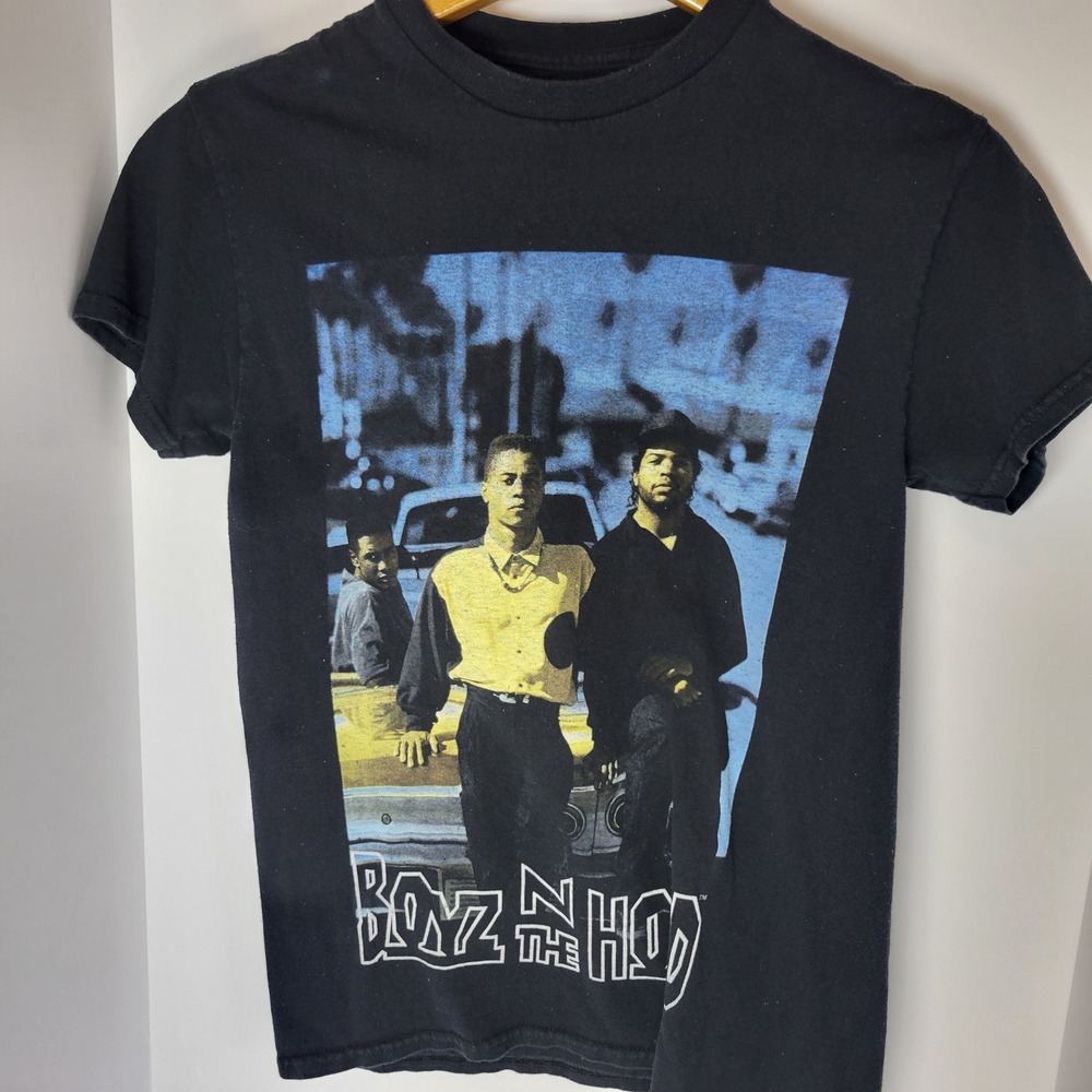 Boyz N The Hood Graphic T-Shirt Mens Small Black Ice Cube Movie Promo Tee